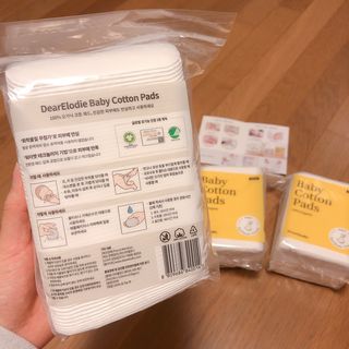 디어엘로디 프리미엄 유기농 유아 솜티슈 60매  2 + 1 PACK — 5점을 준 리뷰어가 2021년 3월 올린 사용 사진