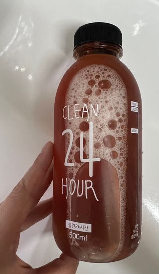 클린24시간 1BOX(5포) + 전용보틀(500ml) — 5점을 준 리뷰어가 2023년 6월 올린 사용 사진