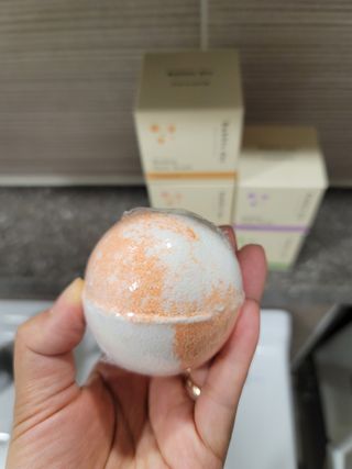 버블데이 배쓰밤 거품입욕제 버블바 6종 — 5점을 준 리뷰어가 2021년 9월 올린 사용 사진