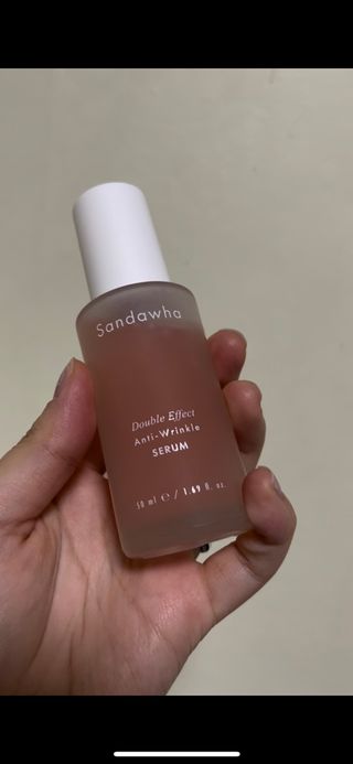 산다화 더블 이펙트 안티 링클 세럼 50ml — 5점을 준 리뷰어가 2023년 11월 올린 사용 사진