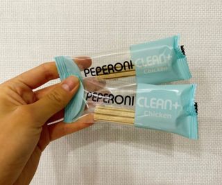페페로니 클린플러스 덴탈치킨껌 10g x 14p — 5점을 준 리뷰어가 2021년 7월 올린 사용 사진