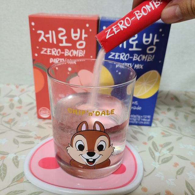 제로밤 피치 크러시 5g x 12개입 리뷰 사진