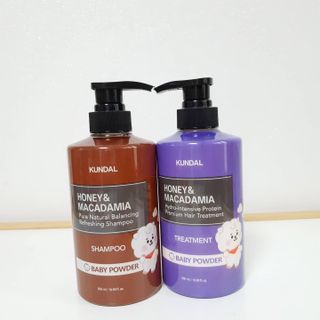 쿤달 [KUNDAL 공식] 프리미엄 헤어 케어 스페셜 세트 샴푸 500ml &amp; 트리트먼트 500ml — 5점을 준 리뷰어가 2021년 3월 올린 사용 사진