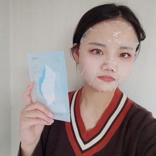 에이스노 레스큐 부스트 하이드레이션 시트마스크 — 5점을 준 리뷰어가 2021년 10월 올린 사용 사진