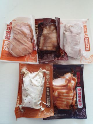 한끼통살 슬라이스 닭가슴살 — 5점을 준 리뷰어가 2023년 2월 올린 사용 사진