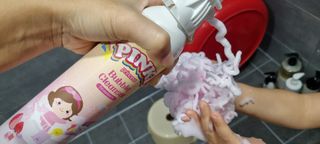 주식회사 권브라더스 [권브라더스] 목욕놀이 필수템, 핑키공주 유아버블클렌저 300ml 대용량 몽글몽글 구름 속 딸기향 — 5점을 준 리뷰어가 2022년 1월 올린 사용 사진