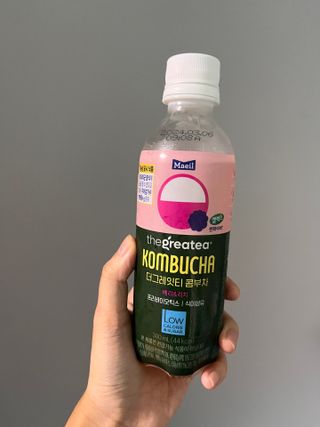 더그레잇티 콤부차 [매일유업] 더그레잇티 44kcal 콤부차 300ml *12개입 (오리지널 6개+베리리치 6개) — 5점을 준 리뷰어가 2023년 8월 올린 사용 사진