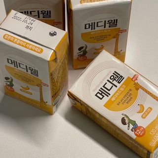 메디웰 페디아드링크 미니 바나나맛 — 5점을 준 리뷰어가 2022년 8월 올린 사용 사진