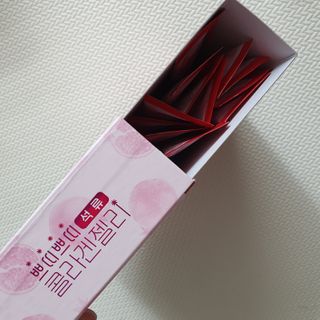 헬스업_쁘띠쁘띠석류콜라겐젤리_20g x 14포 — 4.5점을 준 리뷰어가 2021년 2월 올린 사용 사진