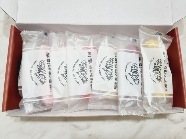 [푸디푸디] 1일1떡!  가래떡 낱개포장 아침식사 식사대용! 7종 세트 혼합 (1BOX=14개입) 리뷰 사진