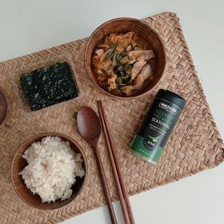 우주쿡 천연조미료 고메 프리미엄 시즈닝 6종 택1 청양고추+ /대파 /깻잎 /마늘 /생강 /표고버섯 — 5점을 준 리뷰어가 2021년 8월 올린 사용 사진