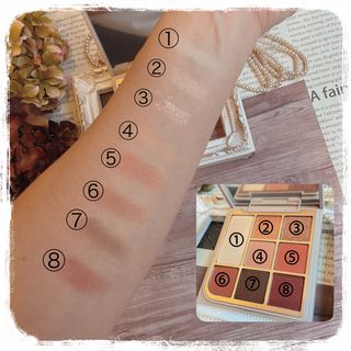하트퍼센트 Heart Percent Dote on Mood Eye Palette VERMILION FACET — 4점을 준 리뷰어가 2021년 11월 올린 사용 사진