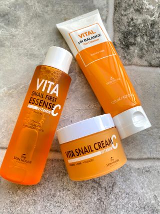 Vita Snail Trio Set [First Essence, Cream, Gel Cleanser] — 5점을 준 리뷰어가 2021년 8월 올린 사용 사진