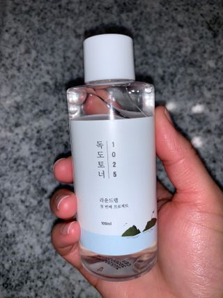 라운드 랩 1025 독도 토너 100ml — 4.5점을 준 리뷰어가 2021년 2월 올린 사용 사진