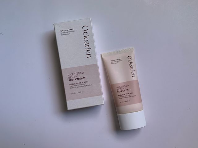 Oclearien Barriered Essence Sun Cream 리뷰 사진
