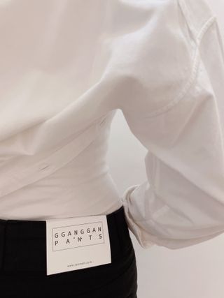 [캔마트]Perfect Pants40verSummer 면 MA05137 Ivory / Black A 쇼트 타입 / B 롱 타입 — 5점을 준 리뷰어가 2021년 8월 올린 사용 사진