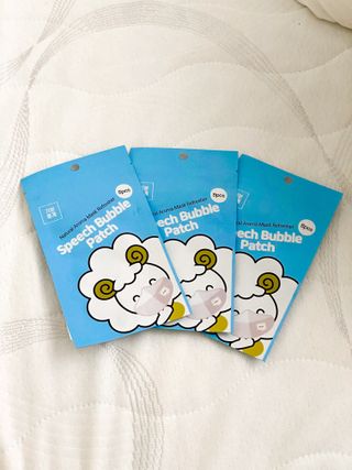 르무통 스피치 버블 아로마 마스크 패치 — 5점을 준 리뷰어가 2021년 4월 올린 사용 사진