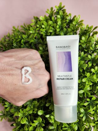 바노바기 코스메틱 바노바기 밀크 씨슬 리페어 크림 50ml — 5점을 준 리뷰어가 2023년 3월 올린 사용 사진