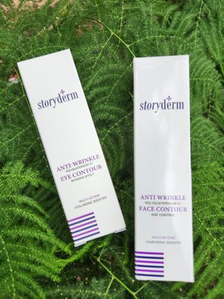 [스토리덤] 안티 링클 아이 컨투어 15ml + 안티 링클 페이스 컨투어 50ml — 4점을 준 리뷰어가 2023년 8월 올린 사용 사진