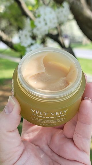 VELY VELY Artemisia Return Cream — 3.5점을 준 리뷰어가 2021년 4월 올린 사용 사진