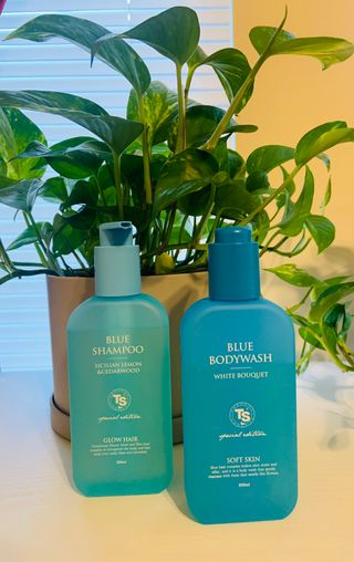 TS 블루에디션(샴푸200ml+바디워시200ml SET) — 5점을 준 리뷰어가 2023년 6월 올린 사용 사진