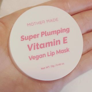 마더메이드 [어머니 만든] 슈퍼 플럼 핑 Vit E 비건 립 마스크 _E — 5점을 준 리뷰어가 2021년 2월 올린 사용 사진