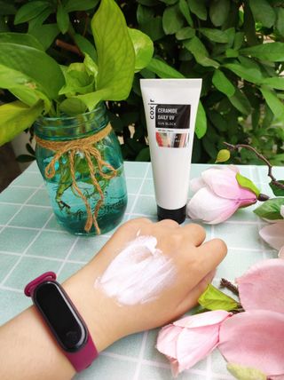 [Coxir] Ceramide Daily UV Sun Block — 4.5점을 준 리뷰어가 2022년 7월 올린 사용 사진
