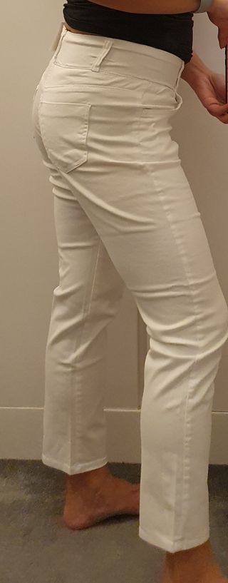 [캔마트]Perfect Pants40verSummer 면 MA05137 Ivory / Black A 쇼트 타입 / B 롱 타입 — 5점을 준 리뷰어가 2021년 8월 올린 사용 사진