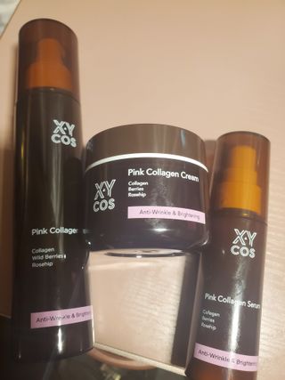 Pink Collagen Line [Toner, Serum, Cream] — 5점을 준 리뷰어가 2021년 10월 올린 사용 사진