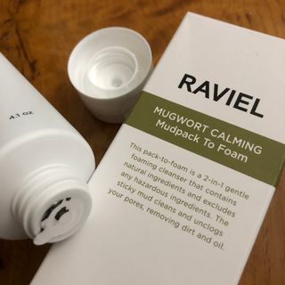 라비엘 머그워트 그린머드 팩투폼 페이스 클렌저, 4.1fl oz(120ml), 2-in-1 멀티 클렌저 — 4점을 준 리뷰어가 2022년 9월 올린 사용 사진