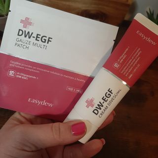 이지듀 이지 듀 DW-EGF 크림 다이브 솜 / 거즈 멀티 패치 — 5점을 준 리뷰어가 2021년 2월 올린 사용 사진