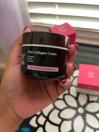 Pink Collagen Line [Toner, Serum, Cream] — 5점을 준 리뷰어가 2021년 10월 올린 사용 사진