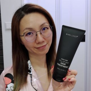 나인레스 매지나인 필 업 실크 트리트먼트 200ml 6.76 fl. 온스 유형에 남겨 — 5점을 준 리뷰어가 2022년 1월 올린 사용 사진