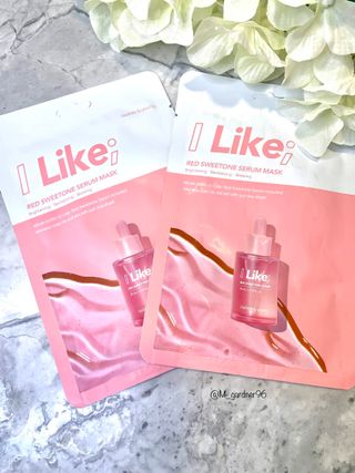 오드리앤영 아이 라이크 레드 스위트원 세럼  마스크 — 5점을 준 리뷰어가 2021년 7월 올린 사용 사진