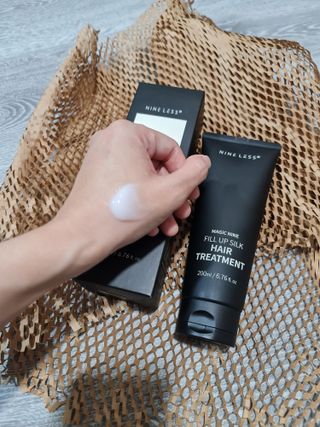 나인레스 매지나인 필 업 실크 트리트먼트 200ml 6.76 fl. 온스 유형에 남겨 — 5점을 준 리뷰어가 2022년 1월 올린 사용 사진