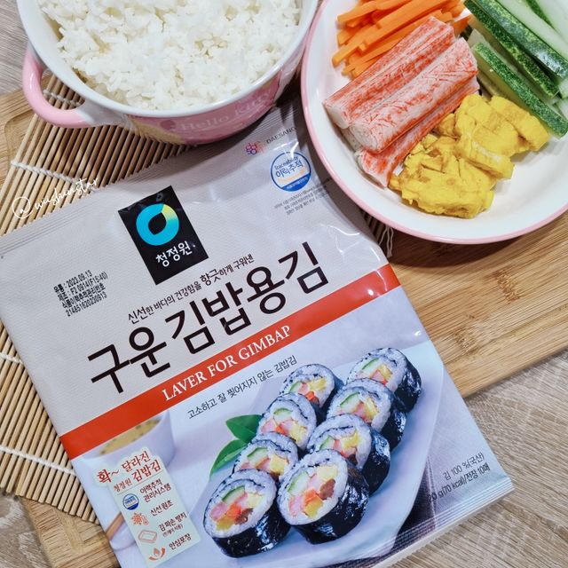 완충김밥용김 20매 리뷰 사진