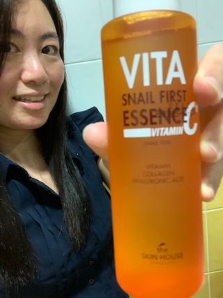 [THE SKIN HOUSE] Vita Snail First Essence — 5점을 준 리뷰어가 2022년 3월 올린 사용 사진