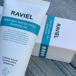 라비엘 RAVIEL 딥 씨 워터 퓨어 바이탈 수딩 젤 5.1 fl oz (150ml) 페이스 &amp; 바디, 쿨링 효과 — 3.5점을 준 리뷰어가 2022년 9월 올린 사용 사진