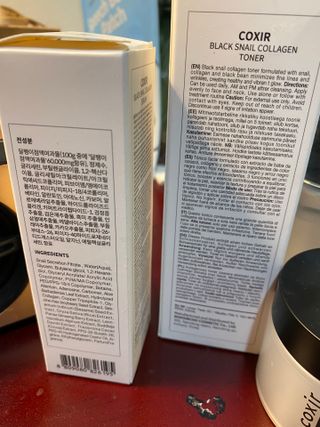 Black Snail Collagen Trio Set [Toner, Serum and Cream] — 5점을 준 리뷰어가 2021년 9월 올린 사용 사진