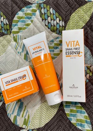 Vita Snail Trio Set [First Essence, Cream, Gel Cleanser] — 5점을 준 리뷰어가 2021년 9월 올린 사용 사진