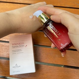 [The Skin House] Wrinkle Supreme Serum — 3.5점을 준 리뷰어가 2022년 11월 올린 사용 사진
