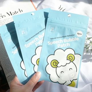 르무통 스피치 버블 아로마 마스크 패치 — 4점을 준 리뷰어가 2021년 4월 올린 사용 사진