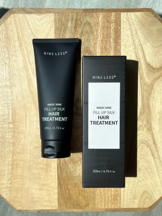 나인레스 매지나인 필 업 실크 트리트먼트 200ml 6.76 fl. 온스 유형에 남겨 — 4점을 준 리뷰어가 2022년 6월 올린 사용 사진