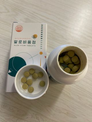느랑풀 USA_ [neurangpul] JEJU ALOEVIUM TABLET 120g — 5점을 준 리뷰어가 2025년 7월 올린 사용 사진