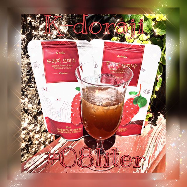[K-doraji] Omija Berry Drink–80ml pouches of Bellflower Root Concentrate with Omija Berry 리뷰 사진