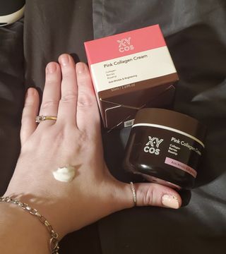 [Vegan] Pink Collagen Cream — 5점을 준 리뷰어가 2022년 1월 올린 사용 사진