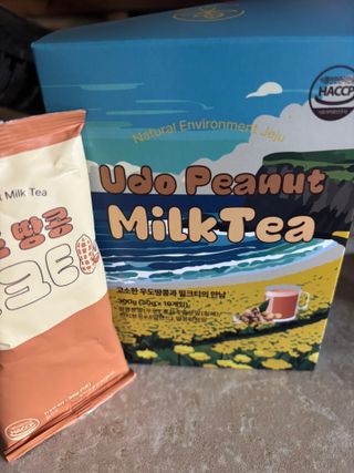 느랑풀 USA_ [neurangpul] JEJU UDO PEANUT MILKTEA 30g*10 — 5점을 준 리뷰어가 2025년 7월 올린 사용 사진