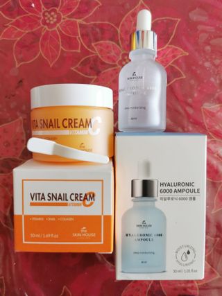 Vita Snail Cream + Hyaluronic 6000 ampoule — 4.5점을 준 리뷰어가 2021년 8월 올린 사용 사진