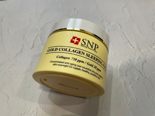 Snp 골드 콜라겐 슬리핑 팩 리뷰 사진