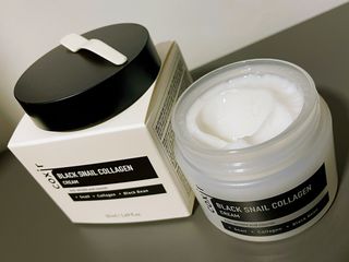 COXIR 블랙 스네일 콜라겐 크림 50ml &amp; 세라마이드 마이크로 더마 클렌저 120ml — 4점을 준 리뷰어가 2021년 8월 올린 사용 사진